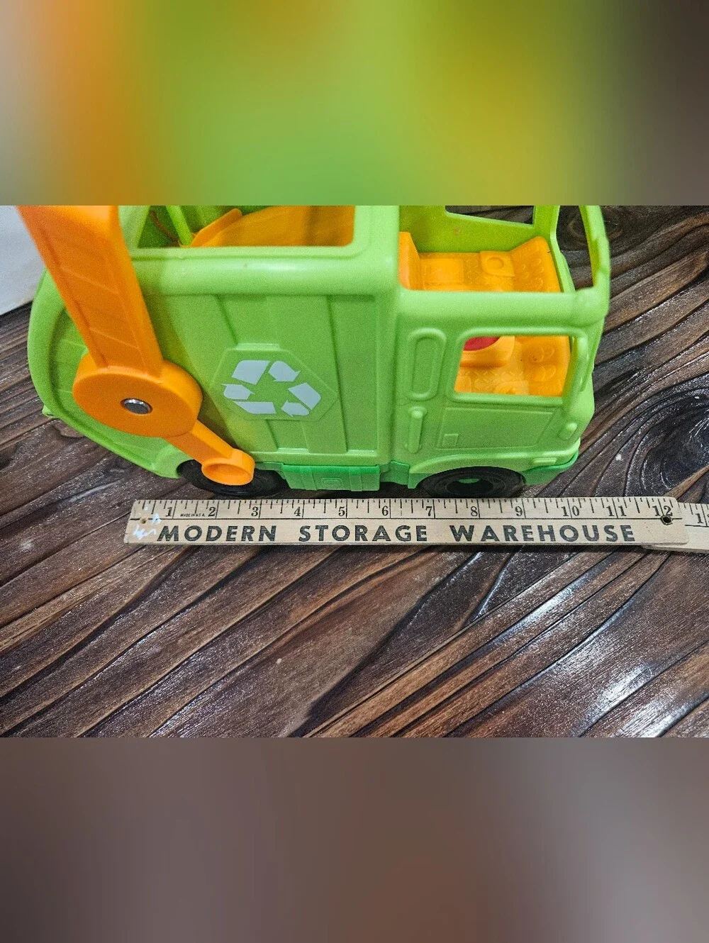 Fisher Price Little People Sounds Musical Recycle Garbage Trash Truck